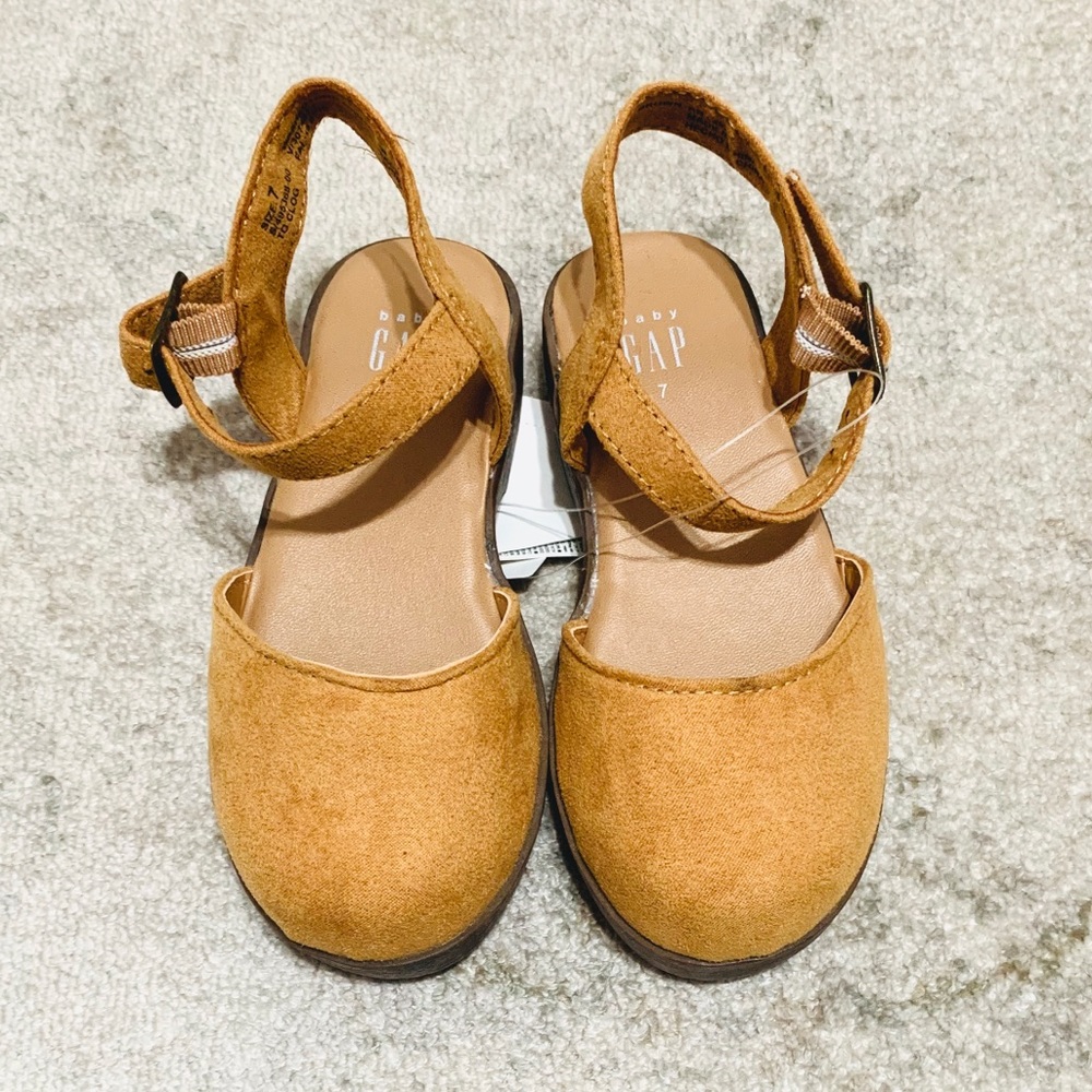Baby Gap Faux Suede Clogs
